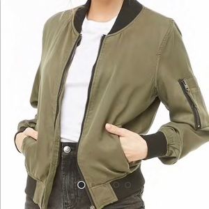 Contrast Bomber Jacket
